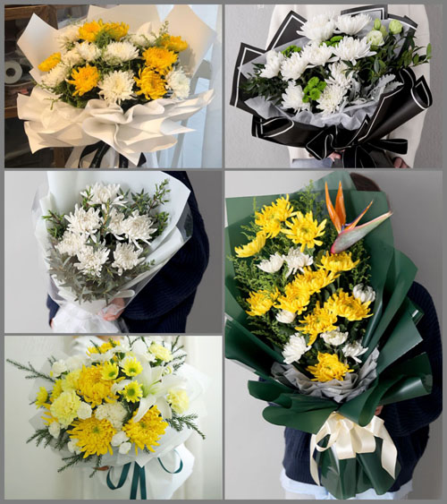 甘肃省定西漳县大草滩镇白事花束代送